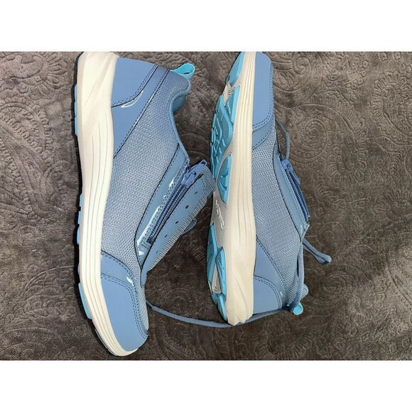 Vionic Women's Cassis Lace-Up Sneakers with Zipper Detail Blue Shadow size 8.5 - Picture 5 of 8